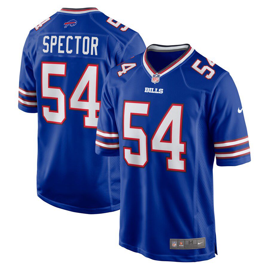Men Buffalo Bills #54 Baylon Spector Nike Royal Game NFL Jersey